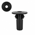 Black Nylon Wheel Fender Liner Screw Grommets for Toyota - #12 (5.50mm) Screw Size - 22mm Stem - 20mm Head - 8mm Square Hole Size - Replaces Toyota # 90189-06157