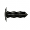 Black Nylon Bumper Fascia Retainers for Chrysler / G.M. - 7mm (9/32") Hole Size - 1 11/64" Stem Length - 3/4" Head Diameter - .055 - 1.00" Panel Range - Replaces Chrysler # 6503768, G.M. # 10185925