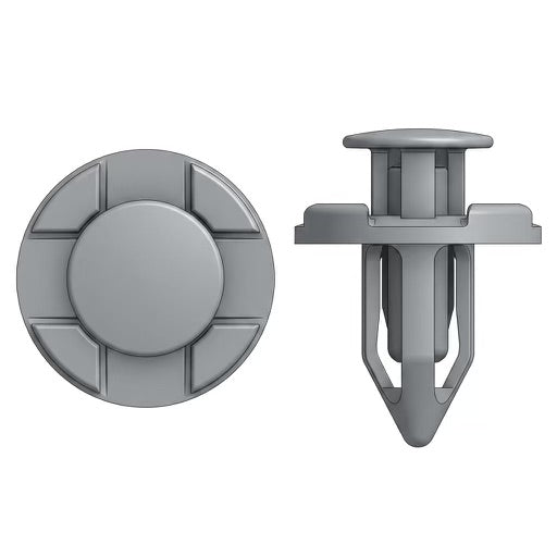 Push Type Retainers for Chrysler & Nissan - 5/16" (8mm) Hole Size | Chrysler # MR3289541, Nissan # 01553-09321